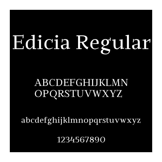Edicia Regular