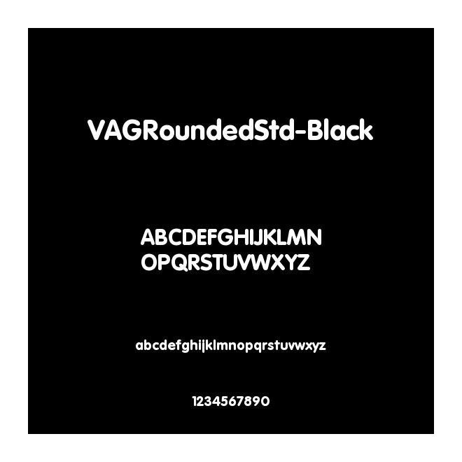 VAGRoundedStd-Black