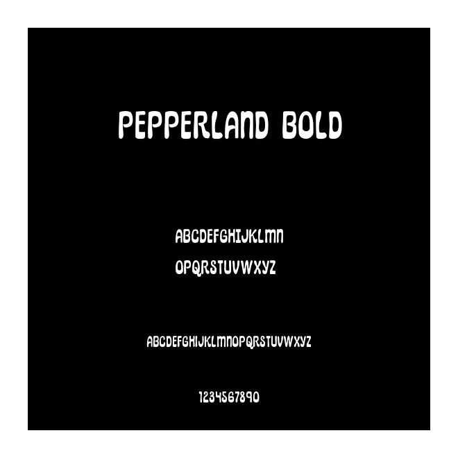 Pepperland Bold