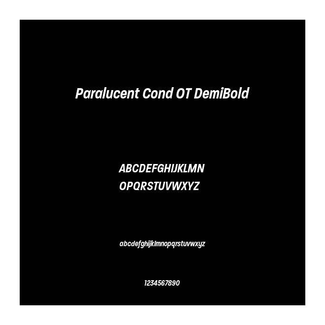 Paralucent Cond OT DemiBold