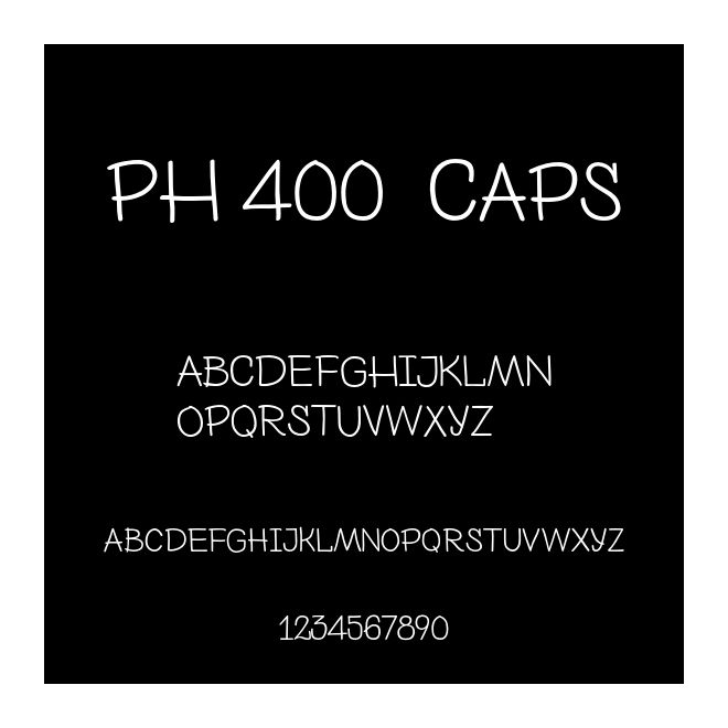 PH 400  Caps