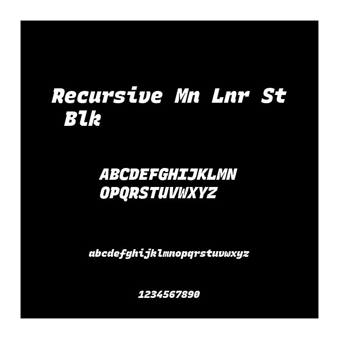 Recursive Mn Lnr St Blk