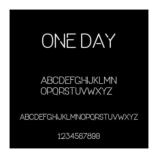 ONE DAY