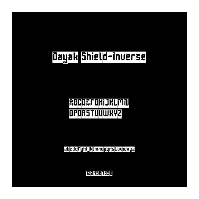 Dayak Shield-Inverse