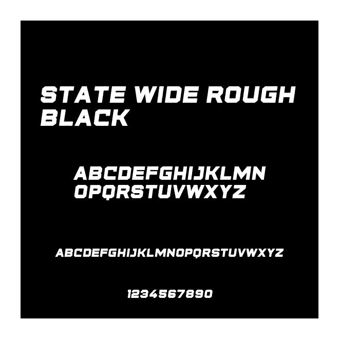 State Wide Rough Black