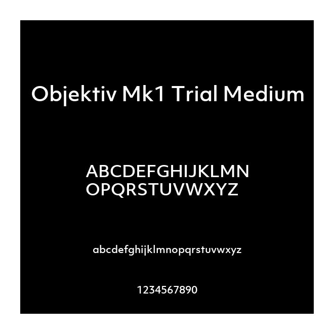 Objektiv Mk1 Trial Medium