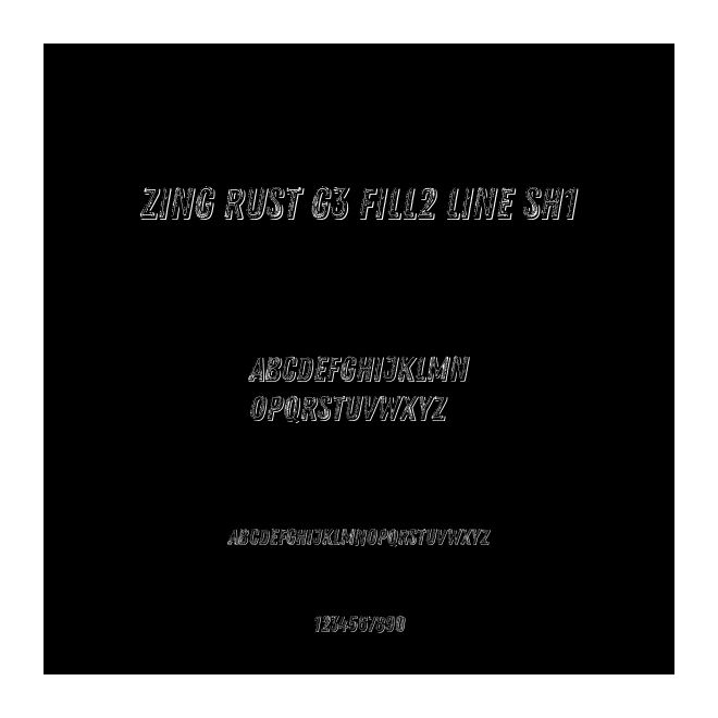 Zing Rust G3 Fill2 Line Sh1