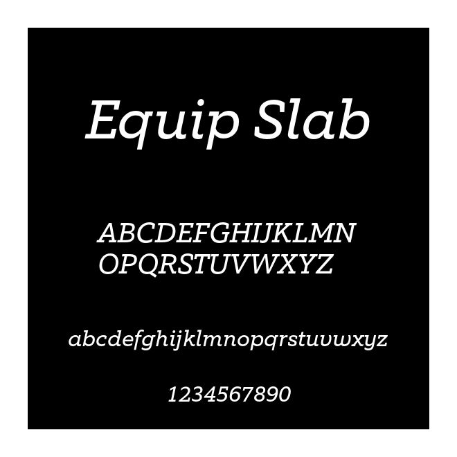 Equip Slab