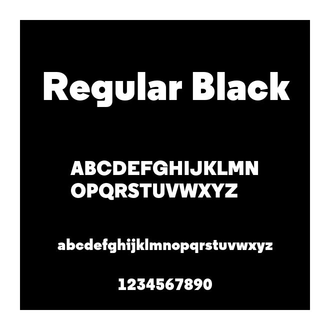 Regular Black