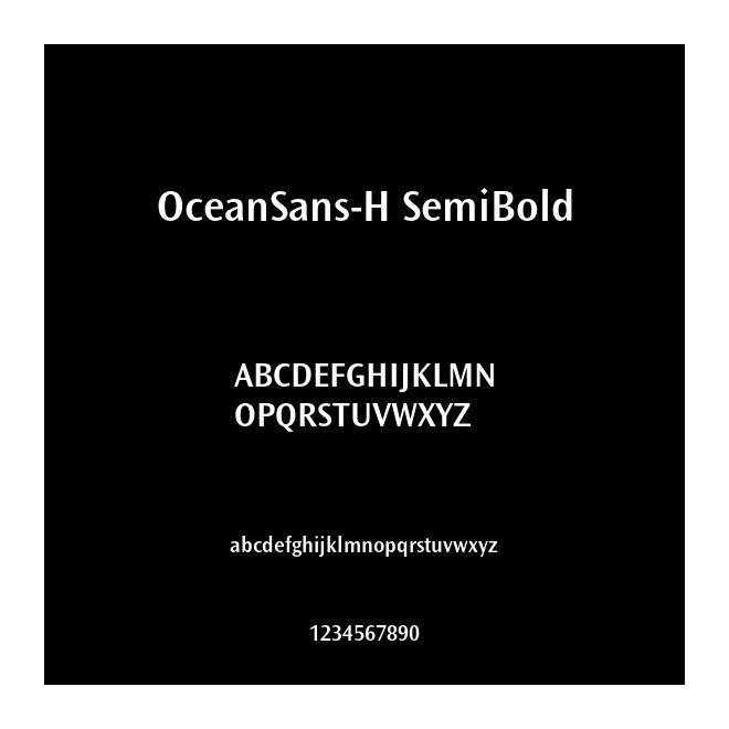 OceanSans-H SemiBold