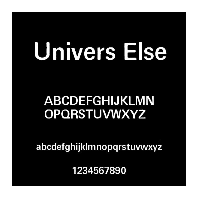 Univers Else