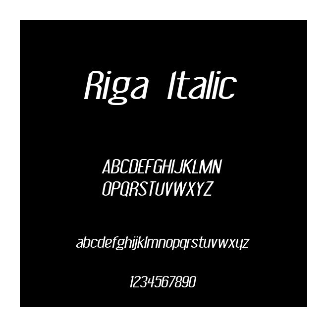 Riga Italic