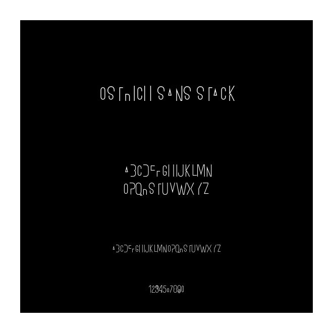 Ostrich Sans Stack