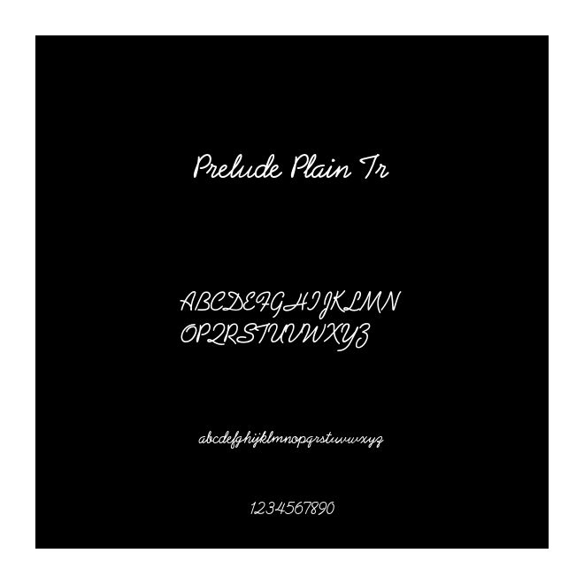 Prelude Plain Tr
