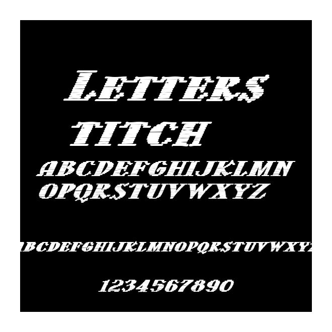 Letterstitch