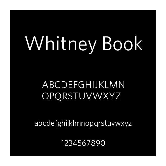 Whitney Book