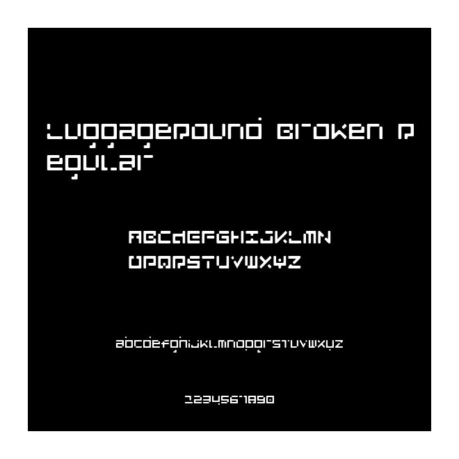 LuggageRound Broken Regular