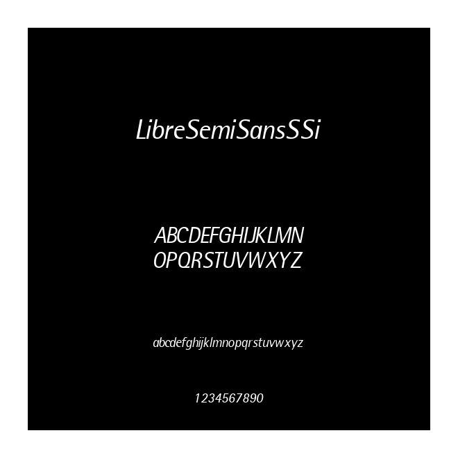 LibreSemiSansSSi