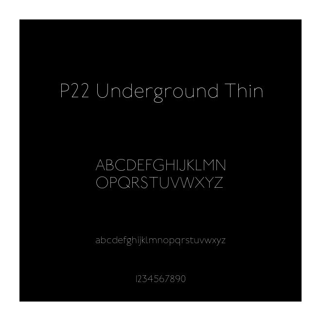 P22 Underground Thin
