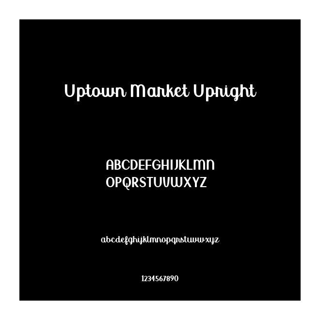 Uptown Market Upright
