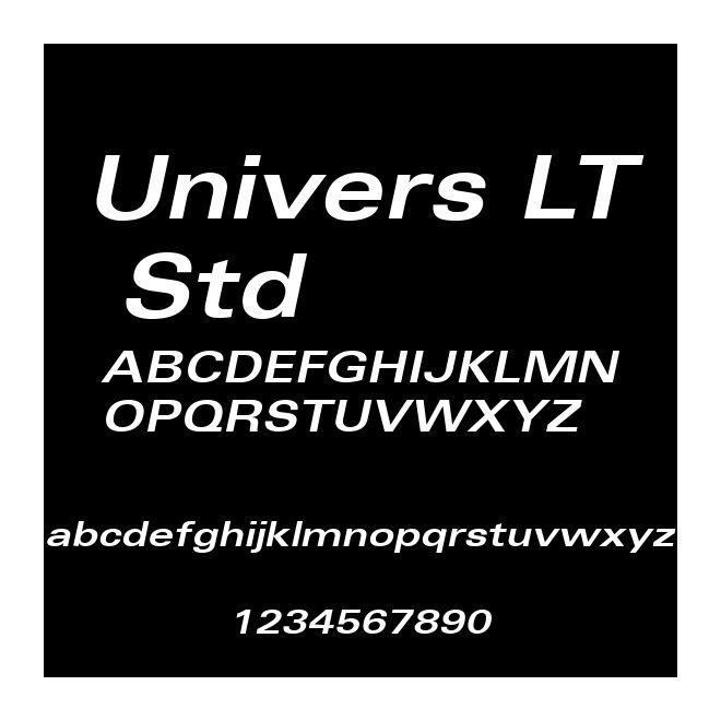 Univers LT Std