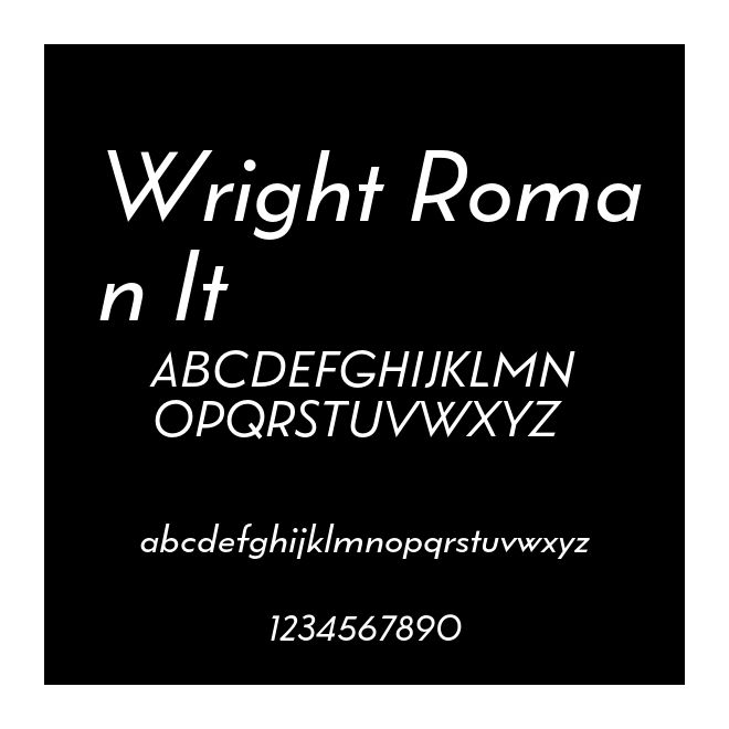 Wright Roman It