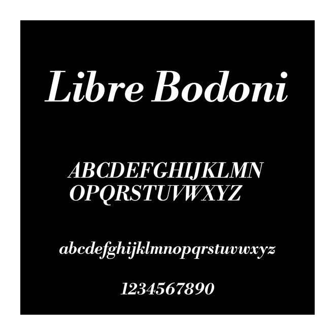 Libre Bodoni