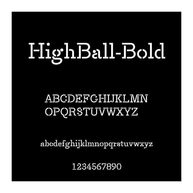 HighBall-Bold
