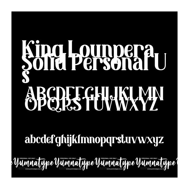 King Lounpera Solid Personal Us