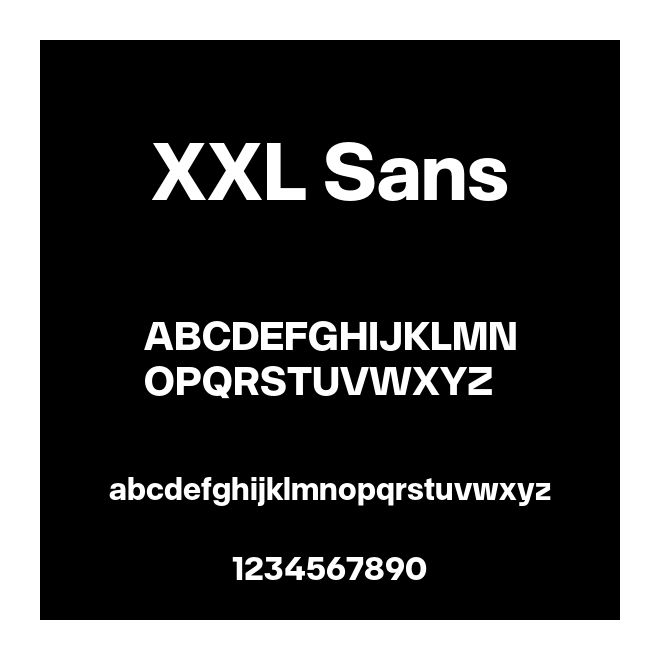 XXL Sans