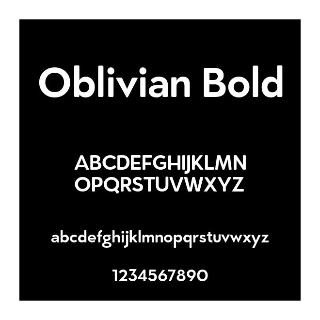 Oblivian Bold