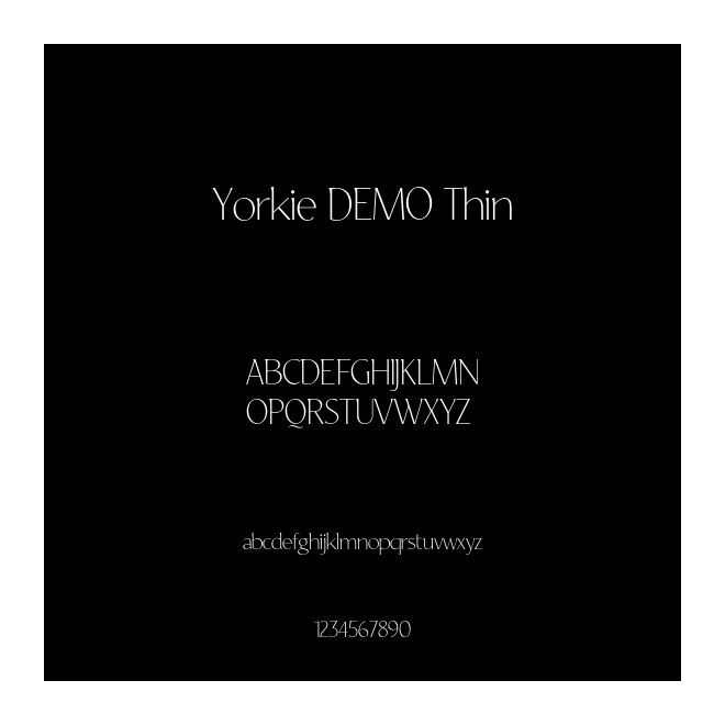 Yorkie DEMO Thin
