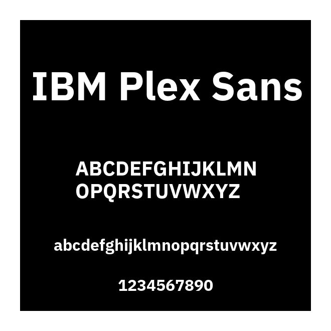 IBM Plex Sans