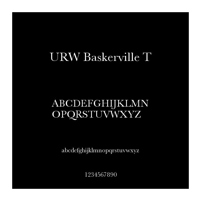 URW Baskerville T