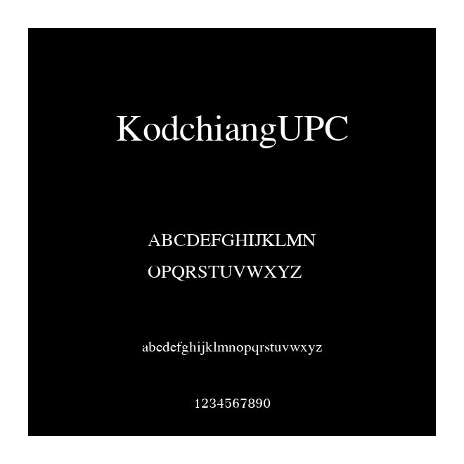 KodchiangUPC