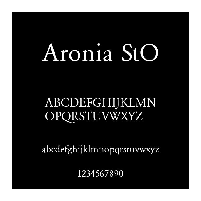 Aronia StO
