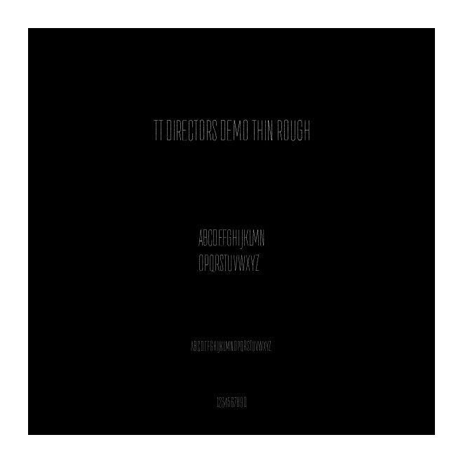 TT Directors DEMO Thin Rough