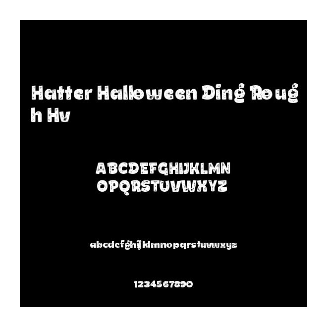 Hatter Halloween Ding Rough Hv