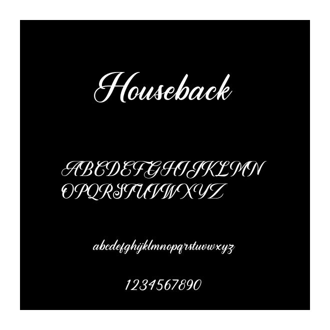 Houseback