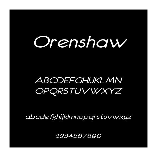 Orenshaw