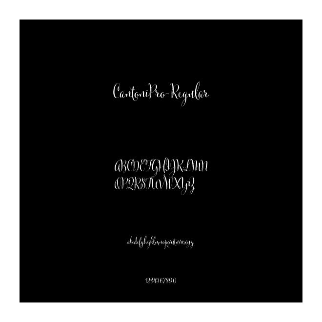 CantoniPro-Regular