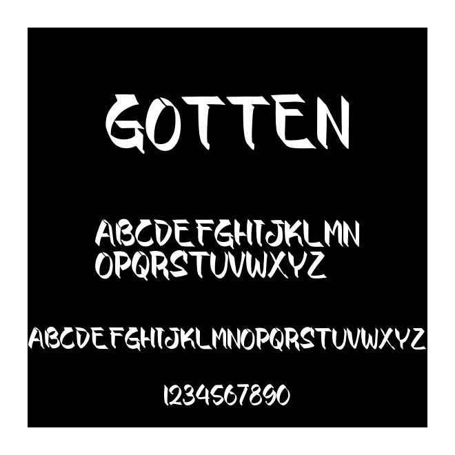 GOTTEN