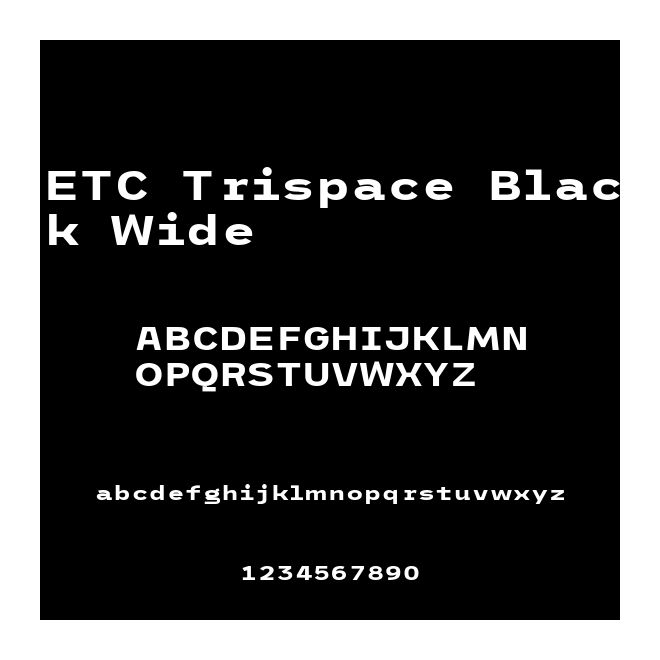 ETC Trispace Black Wide