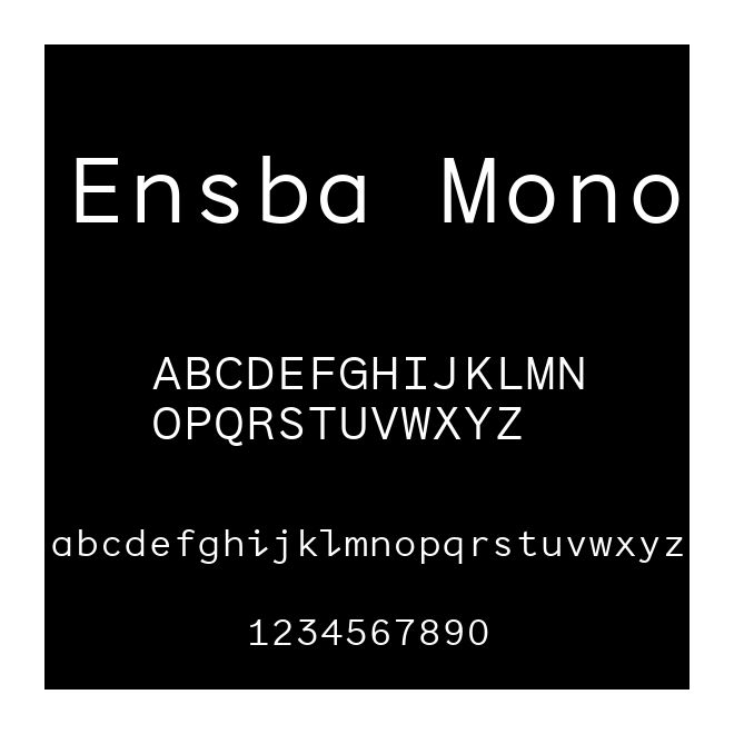 Ensba Mono