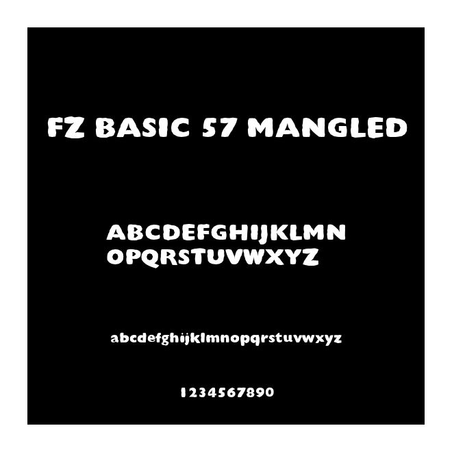 FZ BASIC 57 MANGLED