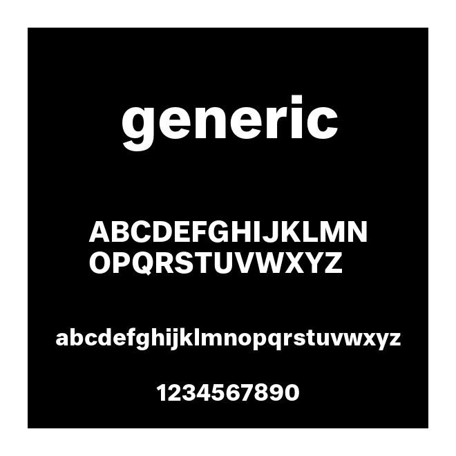 generic