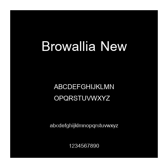 Browallia New