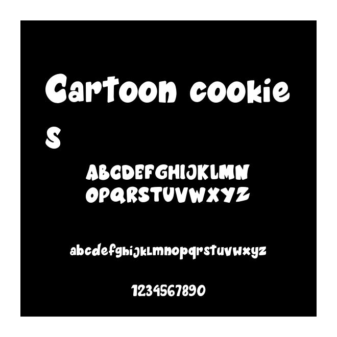 Cartoon cookies