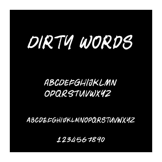 Dirty Words