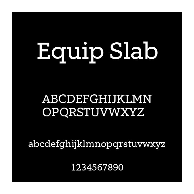 Equip Slab